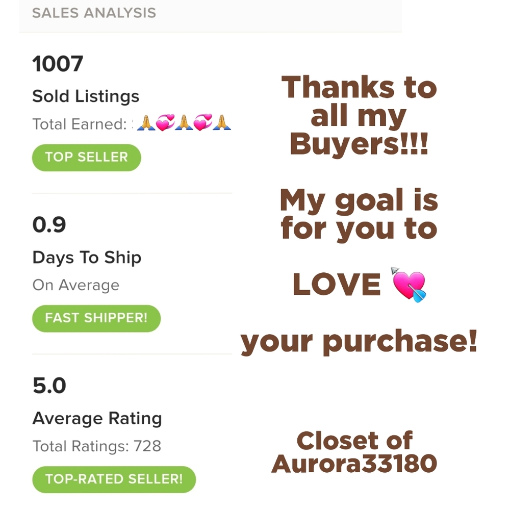 Shop w/confidence! 🙏🤗🙏
